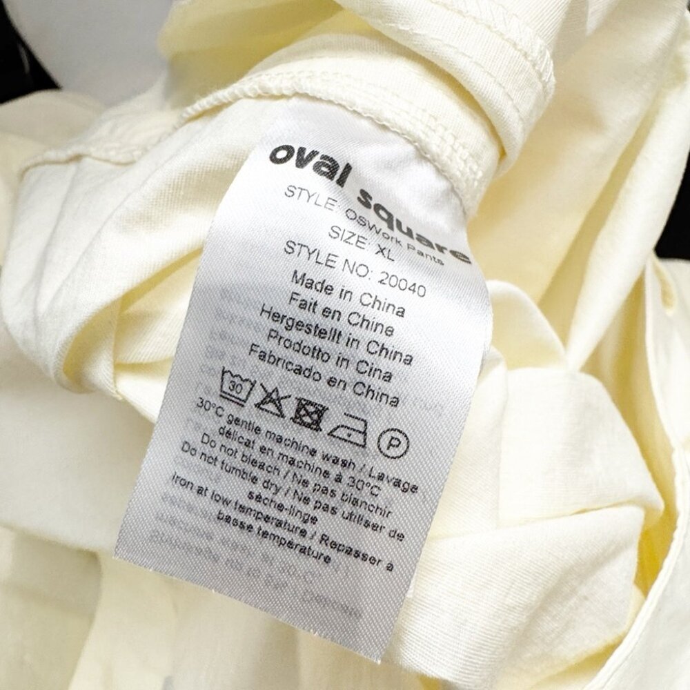 NWT Oval Square Work Pants in Gardenia size XL - Picture 10 of 11